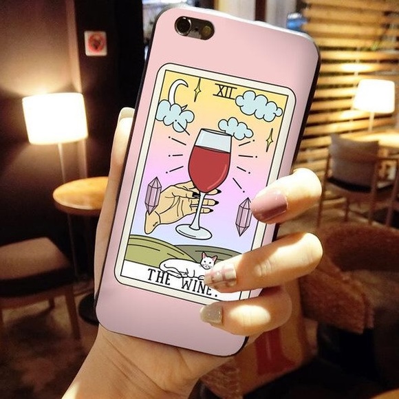 ariesmoon89 Accessories - The Wine Tarot Card IPhone Case